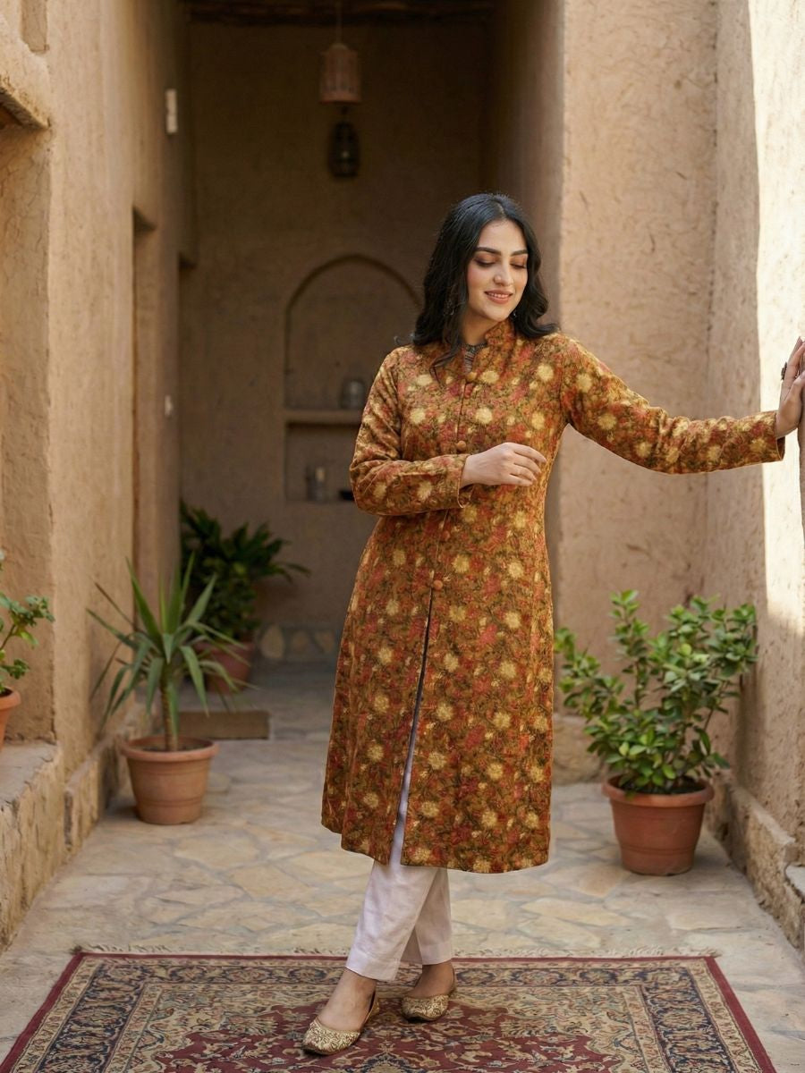 Royal Coat Collection | Chinar work